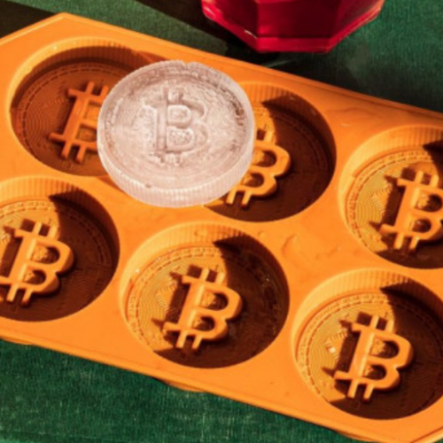 Foremka do lodu i czekolady - Bitcoin