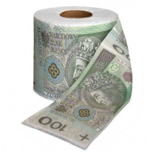 Papier toaletowy 100 złotych