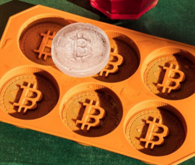 Foremka do lodu i czekolady - Bitcoin