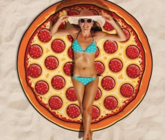 Koc plażowy pizza