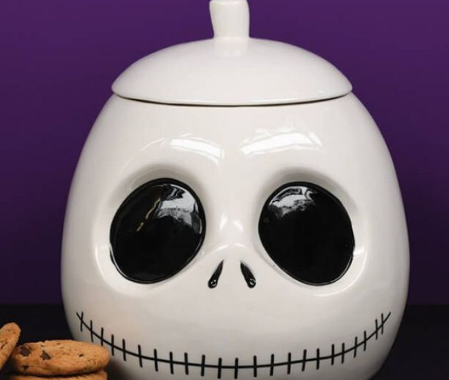 Miasteczko Halloween - Jack Skellington pojemnik na ciasteczka