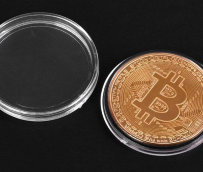 Moneta kolekcjonerska Bitcoin