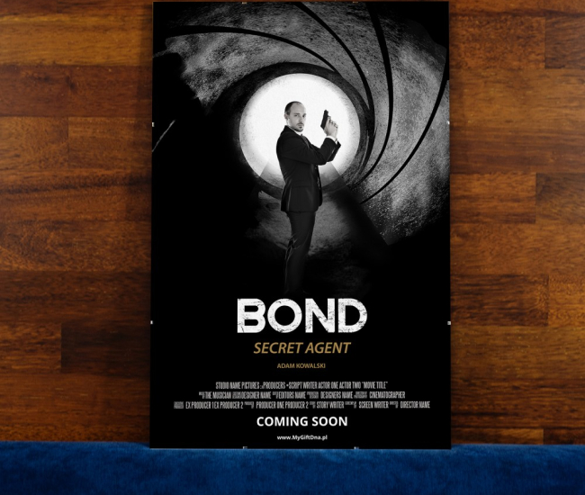 Plakat filmowy bond