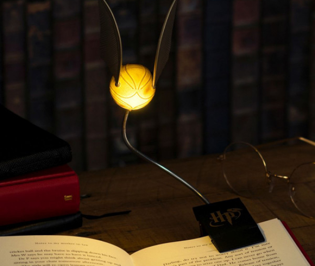 Harry Potter - Złoty Znicz lampka z klipsem