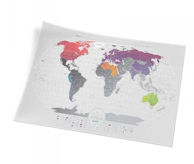 Mapa Zdrapka Świat - Travel Map Air World