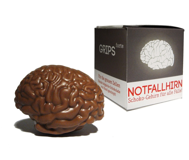 Mózg awaryjny z czekolady