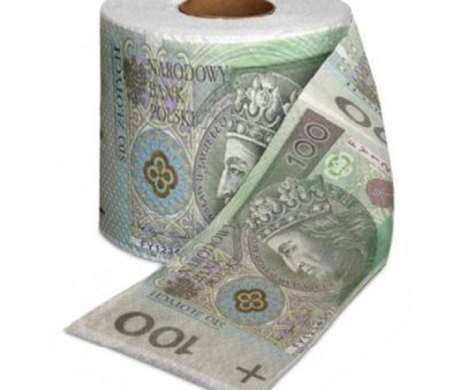 Papier toaletowy 100 złotych